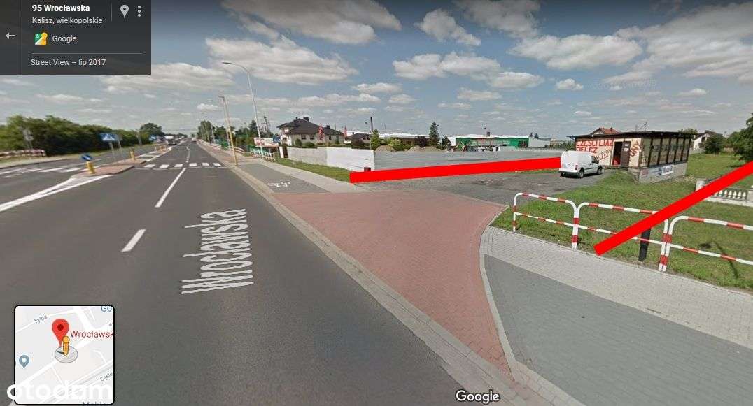 Lokal + Działka Wrocławska 97 trasa Kalisz-Ostrów - Pełny obrazek: 2/17