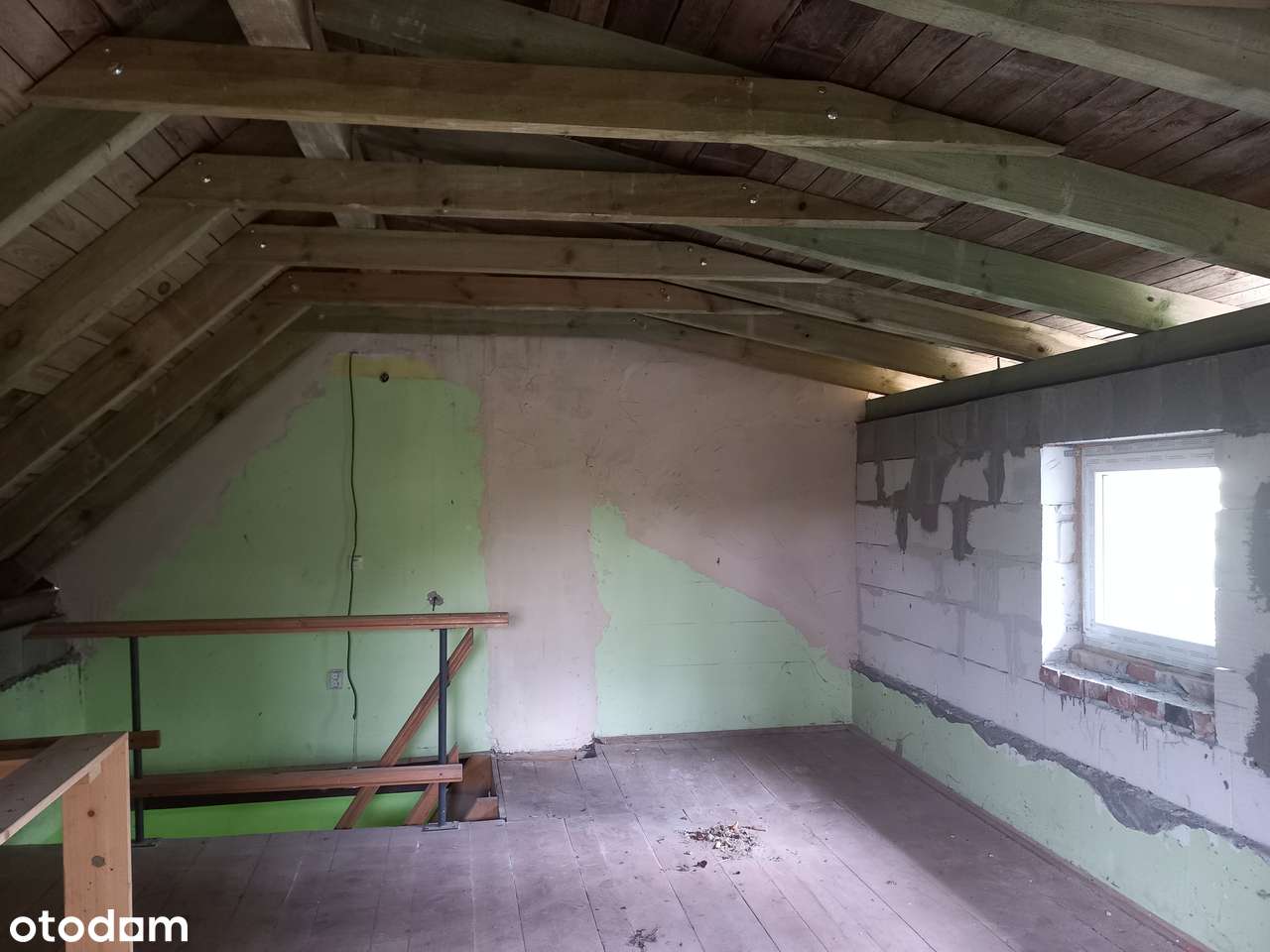 Lgiń, Jezioro, Lasy, Działka ROD z murowanym domkiem 70m2-9