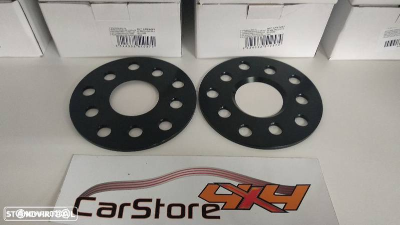 Conjunto espaçadores/ alargadores / bolachas Audi / Seat / Skoda / Volkswagen 5mm 5x100 57.1 - 1