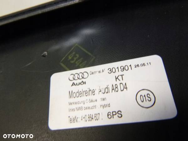 AUDI A8 D4 HYBRID LISTWA PROGOWA POSZYCIE SŁUPKA - 10