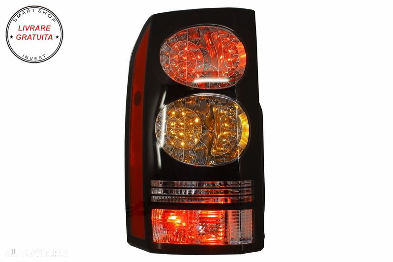 Stopuri Off Road LED Land Rover Discovery III 3 & IV 4 (2004-2016) Negru Facelift - livrare gratuita - 7