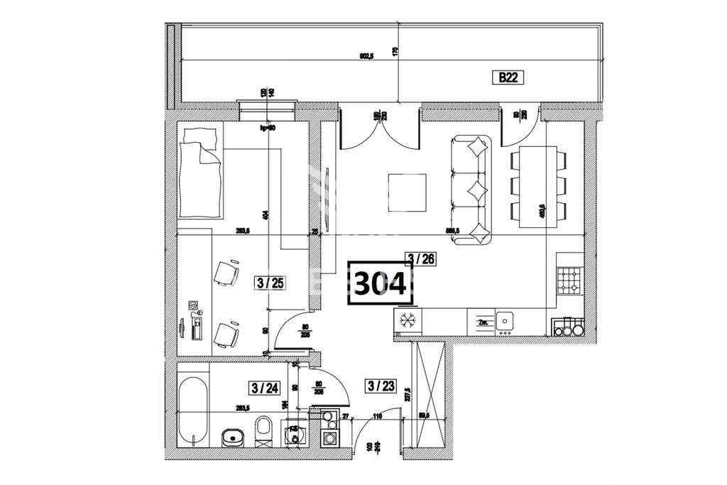 Elegancki apartament Premium z klimatyzacją i AGD - Pełny obrazek: 2/19