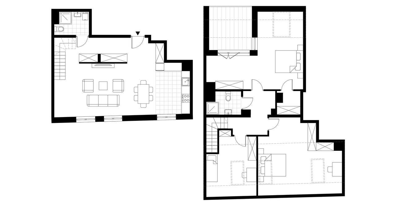 2-pokojowe mieszkanie 107m2 + taras Bez Prowizji - Pełny obrazek: 3/8