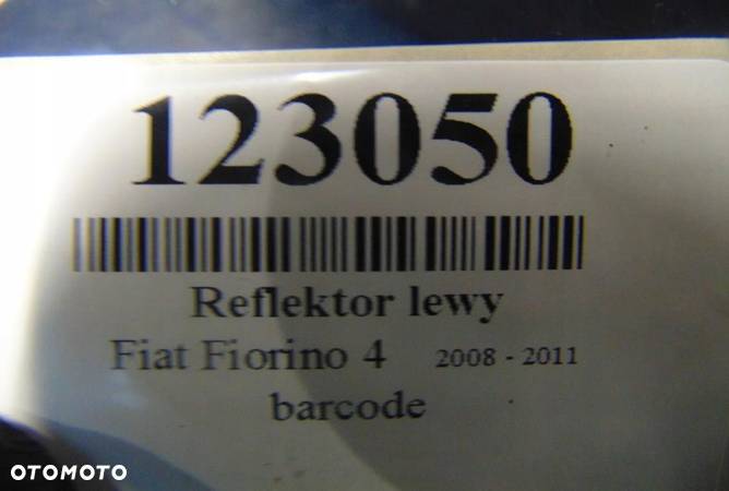 FIAT FIORINO REFLEKTOR LEWY - 7