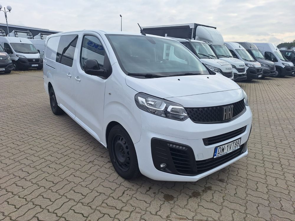 Fiat Scudo Maxi Brygadowe 2.0 145KM / brygadówka / krajowe / serwis ASO brygadówka / 6 miejsc / salon PL / ASO / FV 23%