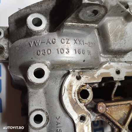 Bloc Motor Inferior cu Pompa Ulei Skoda Fabia 2 1.2 B CGPA CGPB CHFA 2007 - 2015 Cod 03D103166H [X1001] - 3