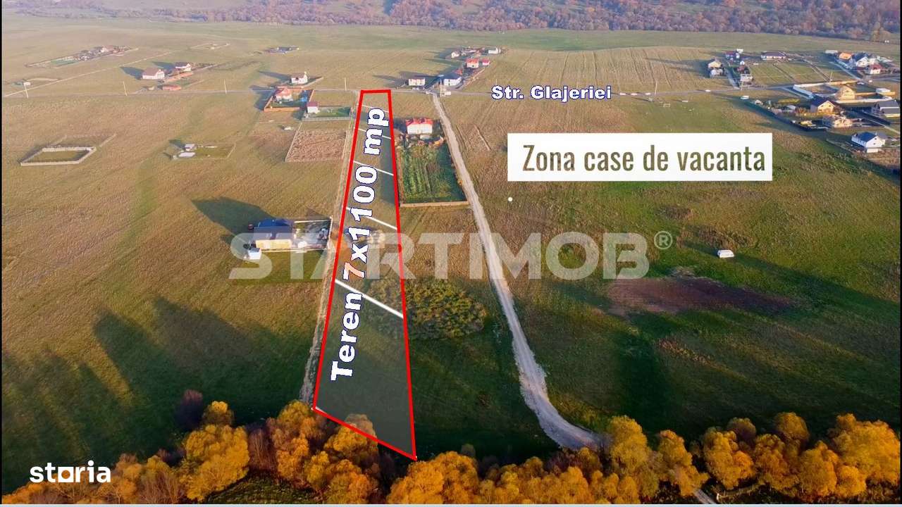 Teren cu PUZ Glajarie, Rasnov - Imagine principală: 4/8