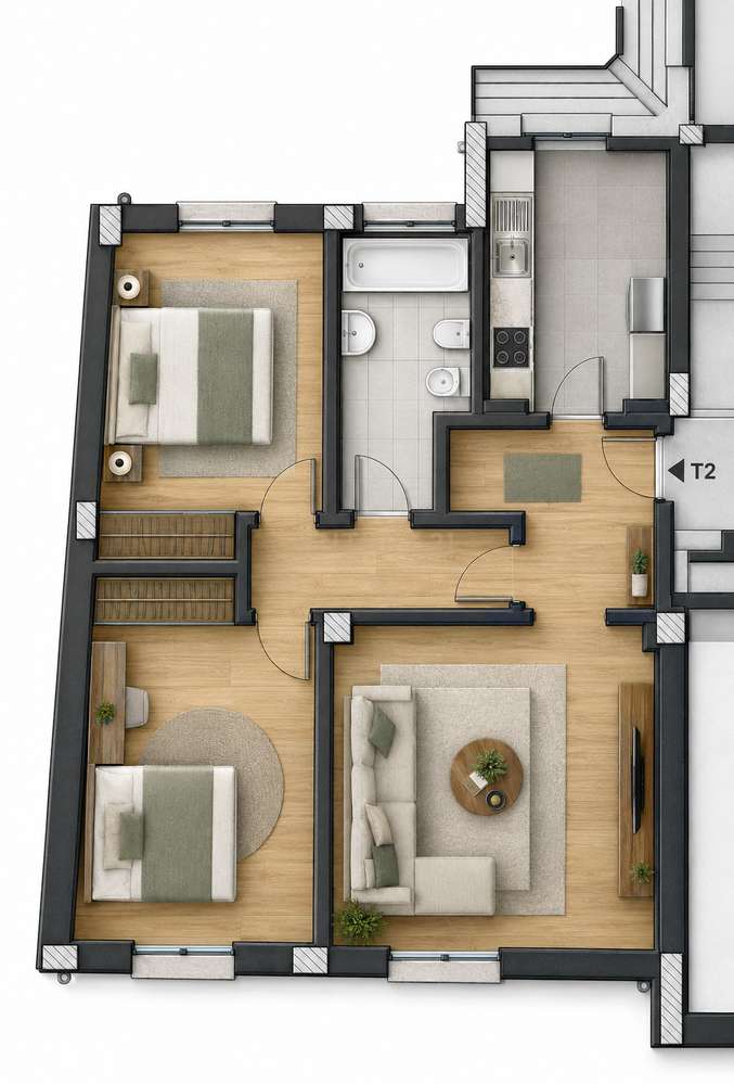 Apartamento T2 no Monte Caparica com 70 m²-19