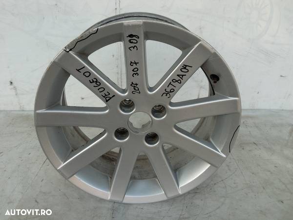 Janta aliaj Peugeot 207 / 307 / 308 R16 An 2001 2002 2003 2004 2005 2006 - 1