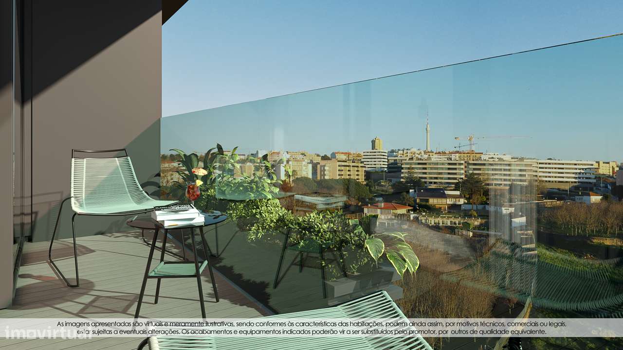 T2 NOVO com 2 Frentes, 2 Varandas (9,7m2), 2 frentes, lugar de garagem-16