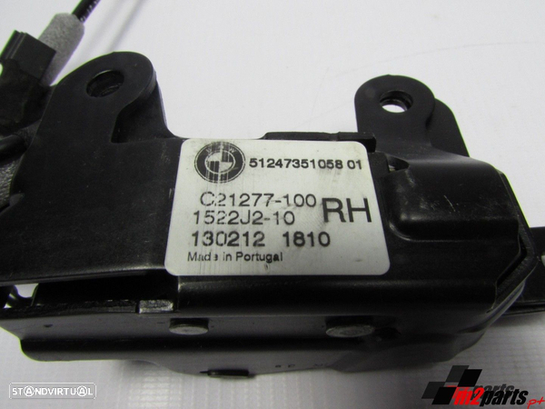 Fecho da mala Direito/Inferior Seminovo/ Original BMW X5 (F15, F85) 51247351058 - 3