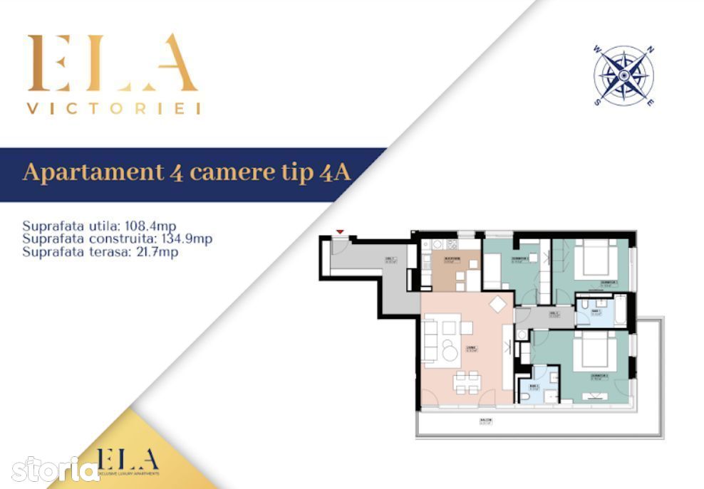 Apartament 4 camere Tip 4A