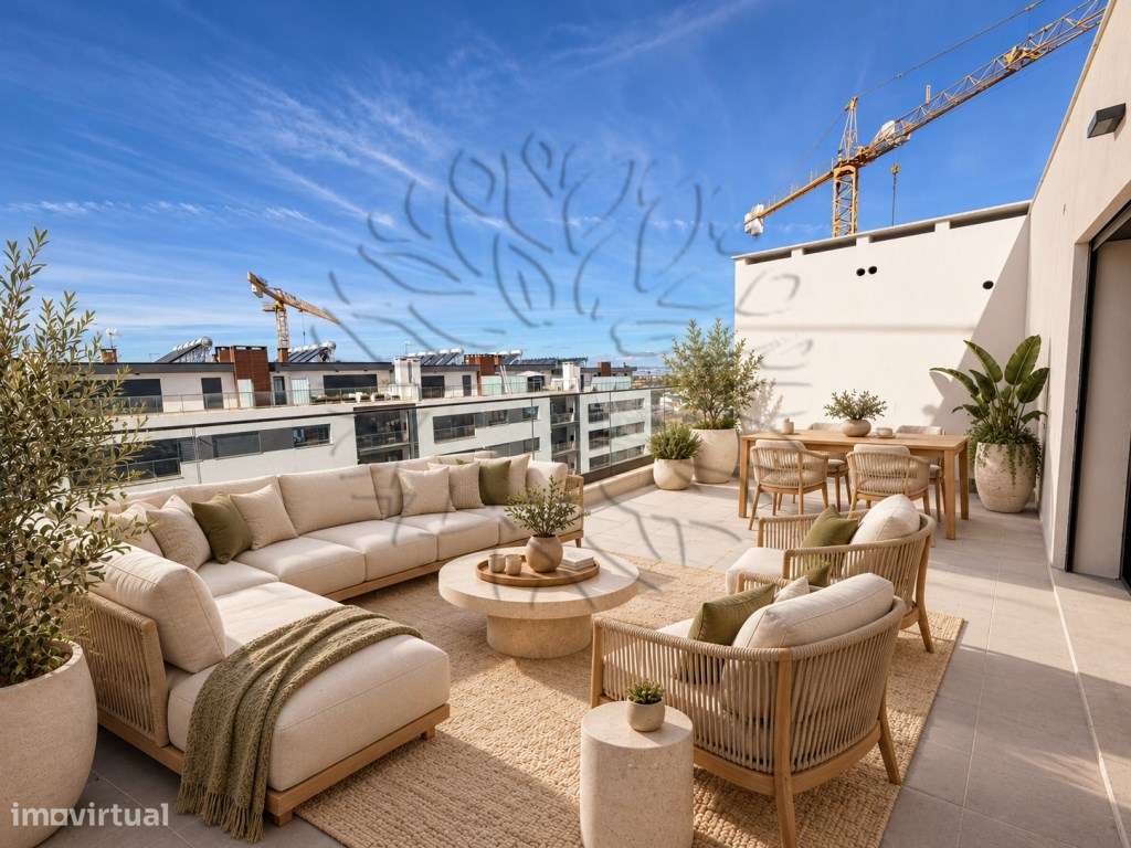 Duplex Novo com Amplos Terraços, Suite, Cozinha em Open Space-4