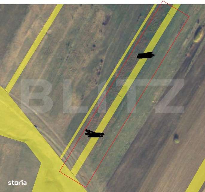 Teren extravilan 1248 mp in Copaceni! Oportunitate investitie! - Imagine principală: 4/4