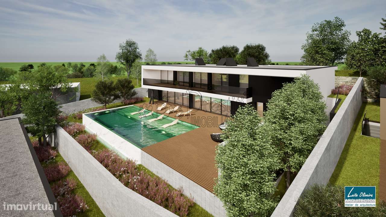 Moradia T4+1 com 4 Suites e piscina privativa em Guimarães-11