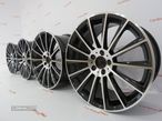 Jantes Look Mercedes Turbine 18x7.5 ET44 + 8.5 ET33 5x112 Black Machined - 6