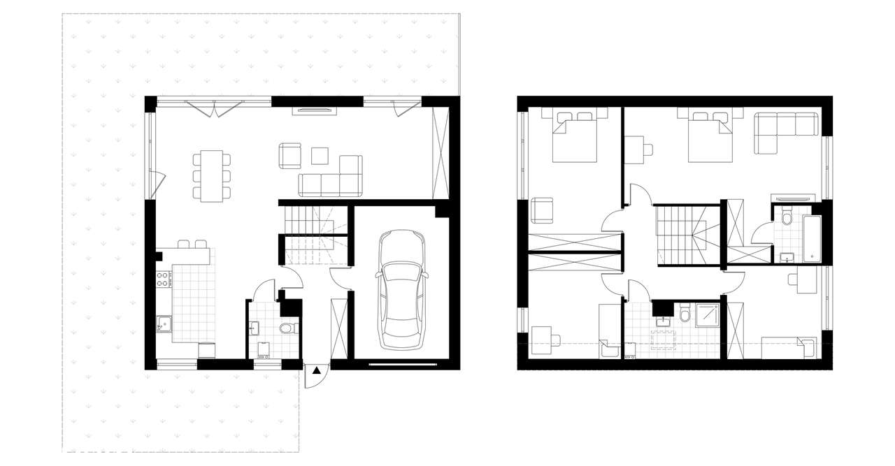 5-pokojowy dom 171m2 + ogródek Bezpośrednio - Pełny obrazek: 3/8