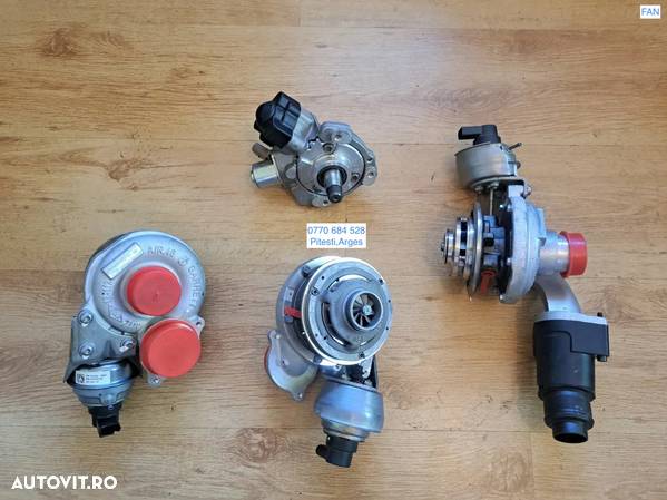 Turbina turbo turbosuflanta garrett 2,0 tdi vw volkswagen transporter T5 T6 7H audi A3 A8 2009-2015 crafter amarok dupa 2010 pompa inalta presiune delphi 1,2 tdi SKODA Fabia Praktika Roomster VW Polo - 1