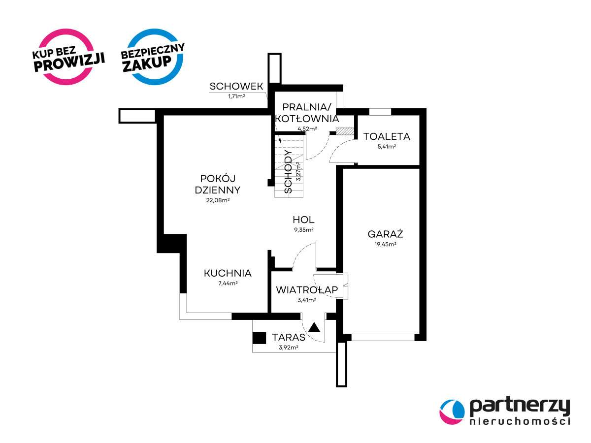 Duży dom bliźniak, wysoki standard deweloperski! - Pełny obrazek: 4/15