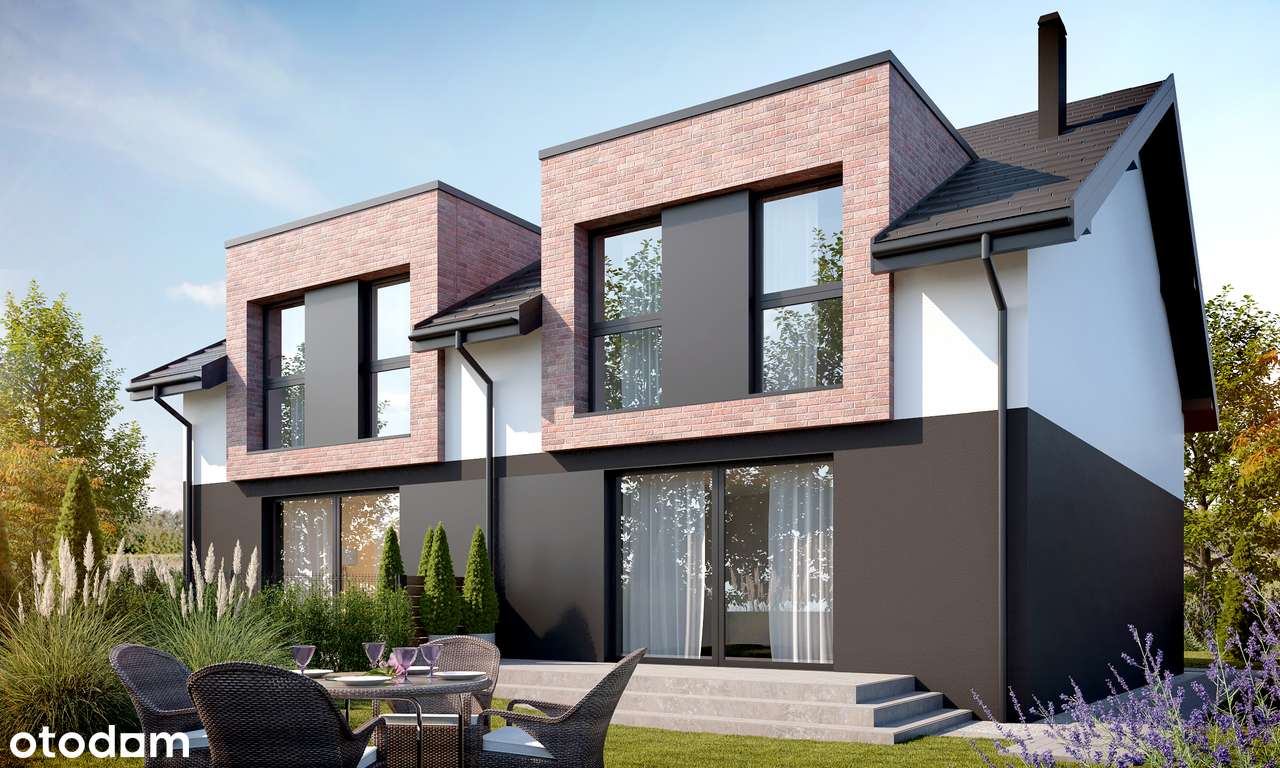 Reda Betlejem – dom w zabudowie bliźniaczej obok lasu - Pełny obrazek: 3/5