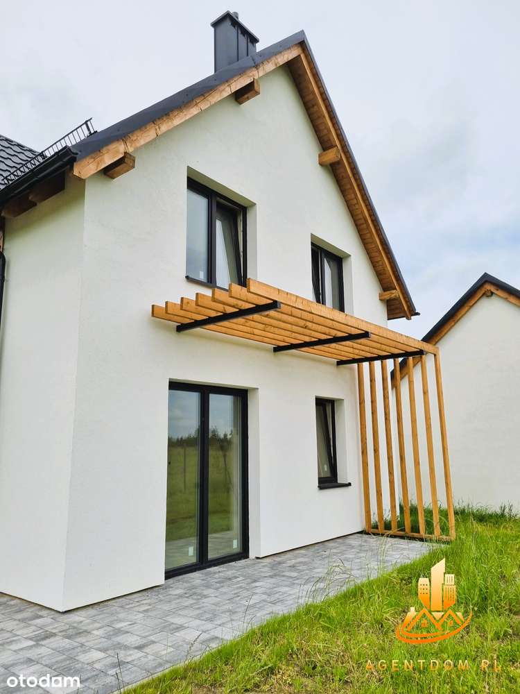 Dom-Bliźniak , nowoczesny projekt, jezioro i las- przestrzeń i komfort - Pełny obrazek: 3/13