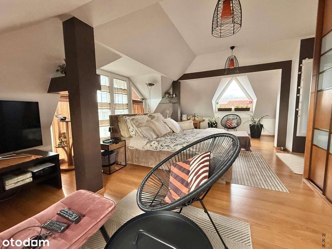 Mieszkanie dwupoziomowe z tarasem / m.parkingowe / Iwiny-12