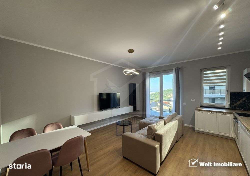 Apartament ultrafinisat de inchiriat, 2 camere, zona Vivo - Imagine principală: 3/8