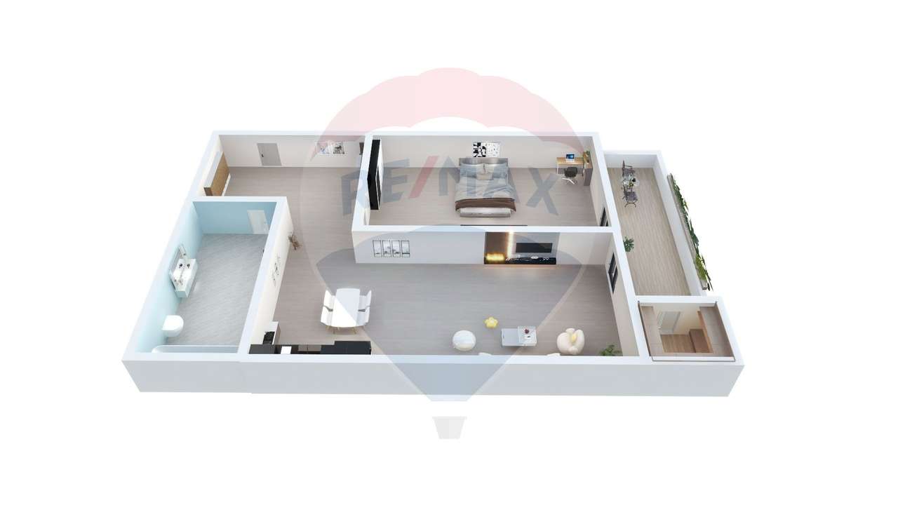 Apartament 2 camere - Imagine principală: 3/4