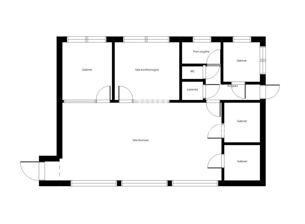 Nowoczesny lokal biurowy 194 m² ul. Krakowska - Pełny obrazek: 5/20