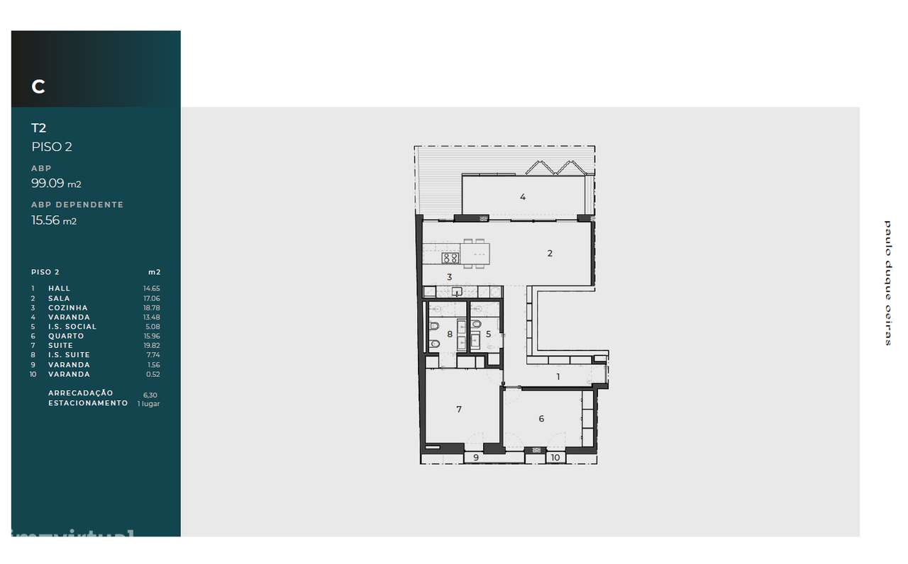 Apartamento T2 -  Empreendimento Paulo Duque - Dafundo, Oeiras-16