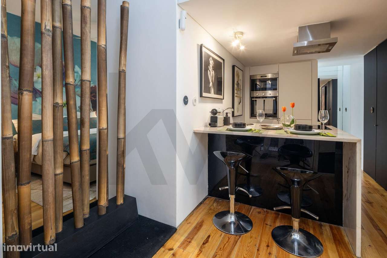 Apartamento T1 Remodelado por Arquiteto – Av. Infante Santo, Lisboa - Grande imagem: 5/24