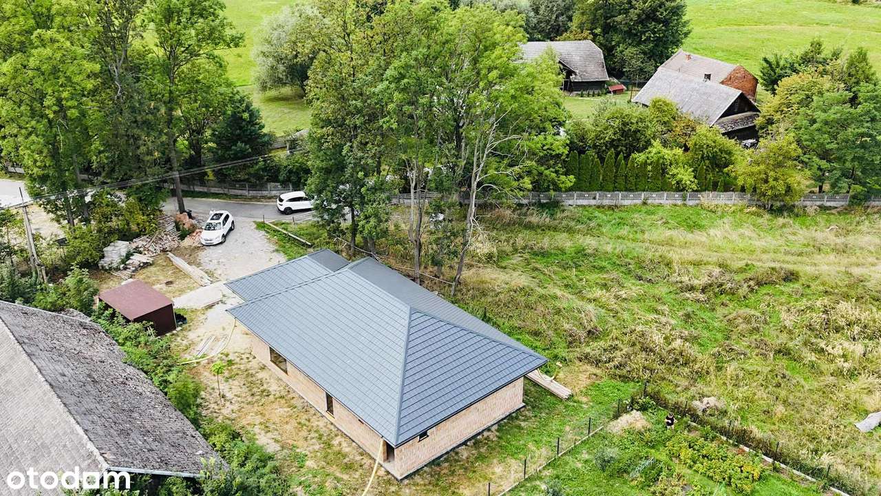 Nowoczesny dom parterowy Wola Batorska, gm. Niepołomice 820 m² działki-4