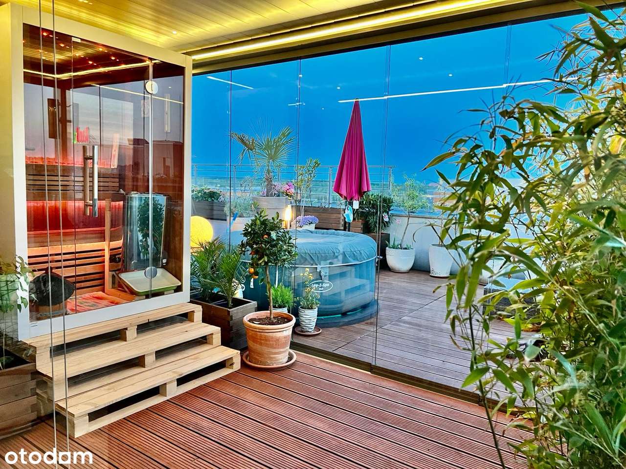 Niepowtarzalny apartament z ponad 100 m tarasem, klima, 136m2  +garaże-16