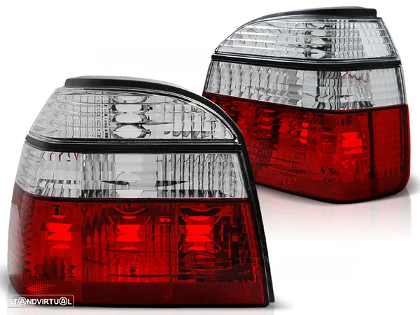 Farois Lexus VW Golf 3 / III Vermelho Cristal - 1