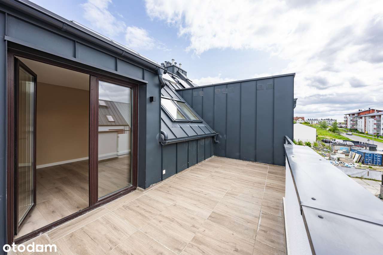 Wykończony apartament - garaż - taras - 2 balkony - strych-11