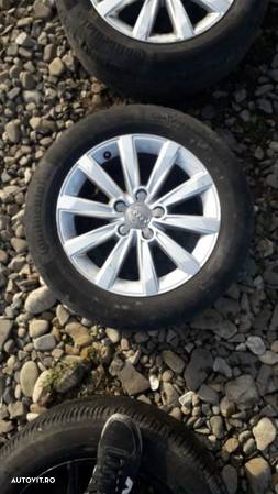 Set jante originale Audi A3 pe 16'' cu anvelope. - 2