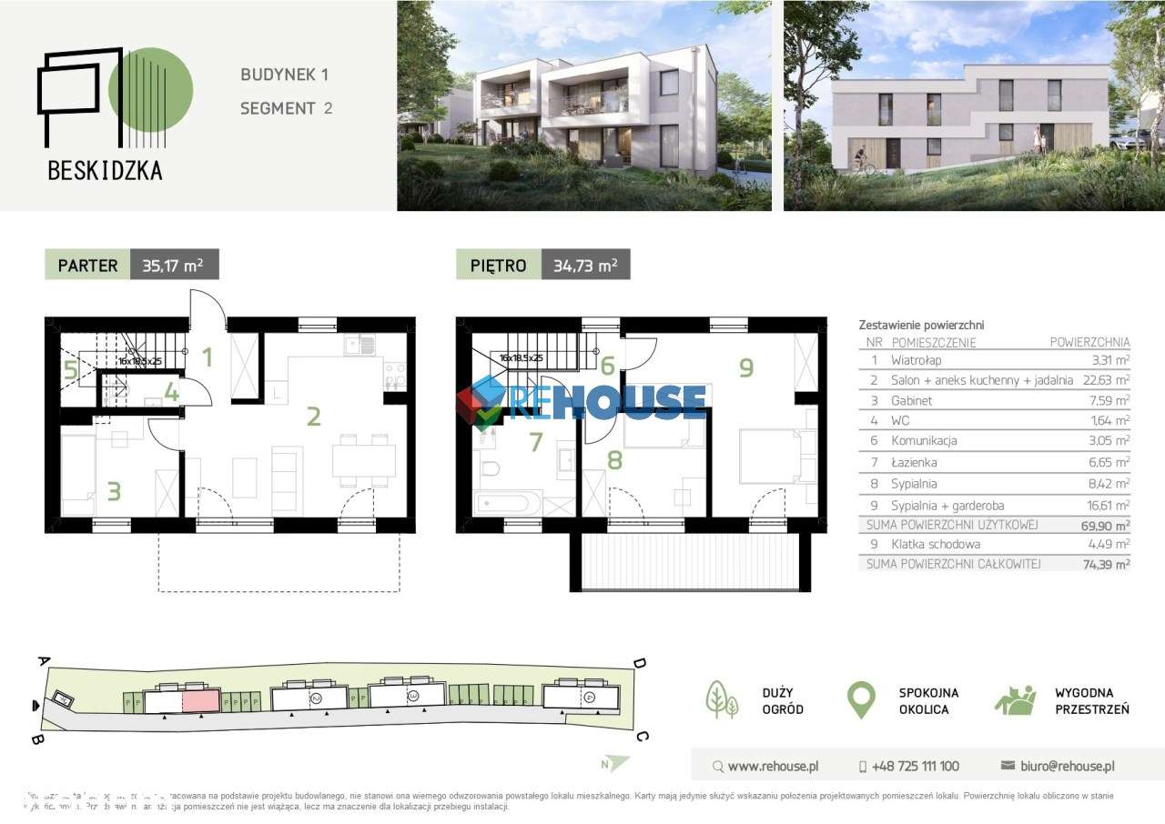 BESKIDZKA 366 – Komfortowe mieszkanie w doskonałej lokalizacji ! - Pełny obrazek: 2/5
