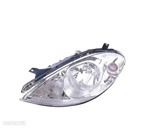 FAROL ESQUERDO PARA MERCEDES CLASSE A W169 04-08 H7 CROMADO - 2