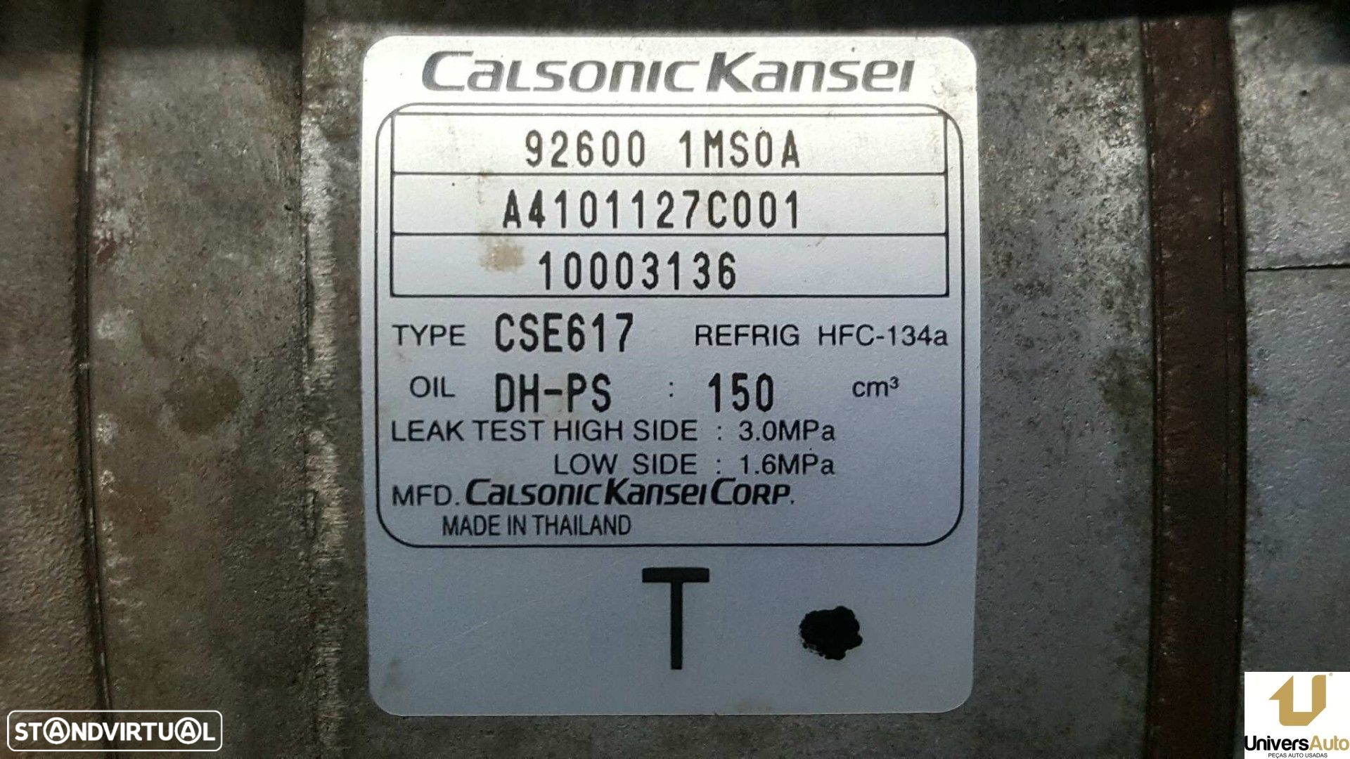 COMPRESSOR DE AR CONDICIONADO INFINITI M SEDÁN M30D S PREMIUM - 7