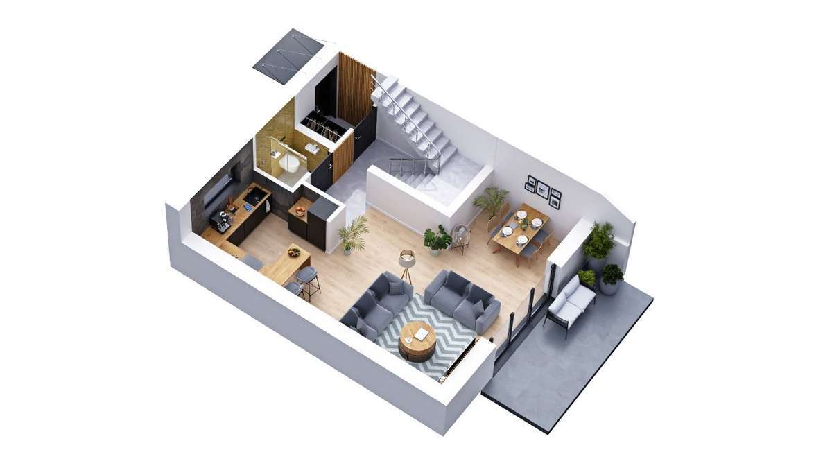 Domy w Zabudowie szerwgowej Świetna Lokalizacja !! - Pełny obrazek: 5/9