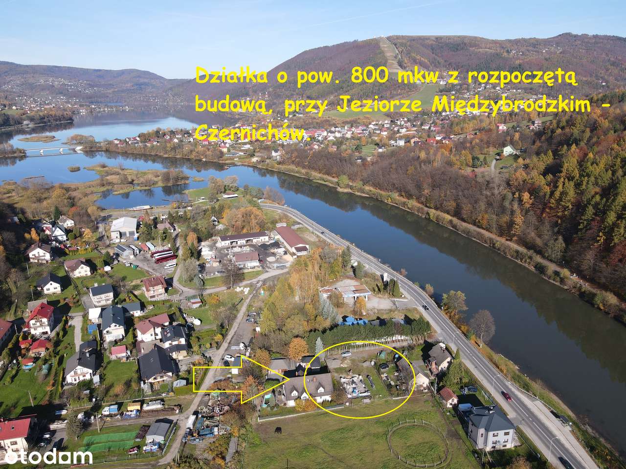 Na sprzedaż działka z rozpoczętą budową przy Jeziorze M. w Czernichów.-0
