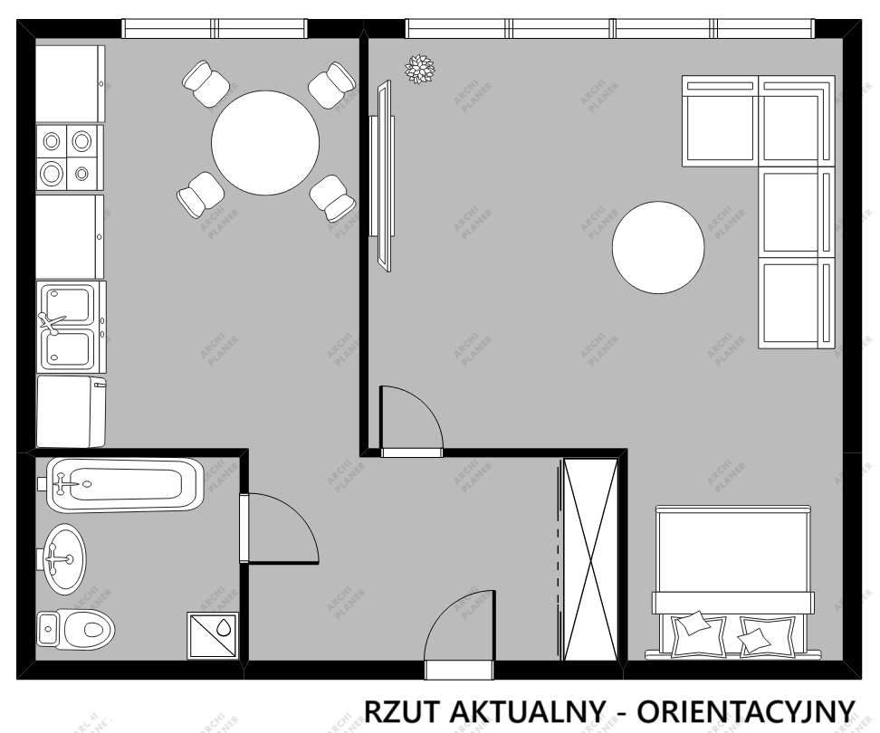 Centrum 42m2, Podwale 59, Inwestycyjne z Potencjałem !!!-1