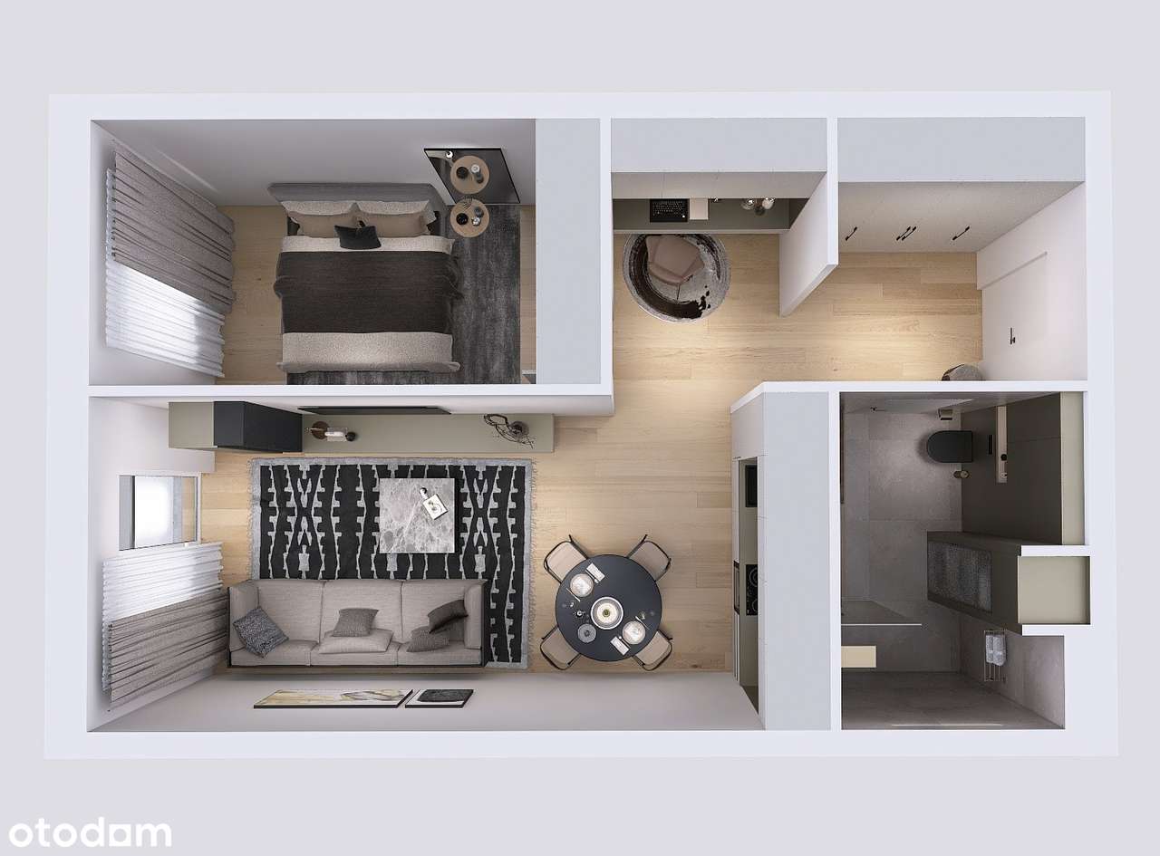 Złota 71 | mieszkanie 2-pok. | A.2.14 - Pełny obrazek: 3/20