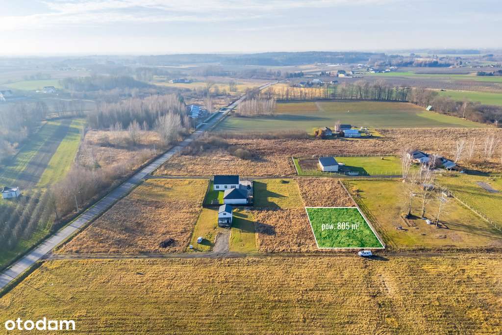 Działka 805 m2 niedaleko Grójca - Pełny obrazek: 2/4