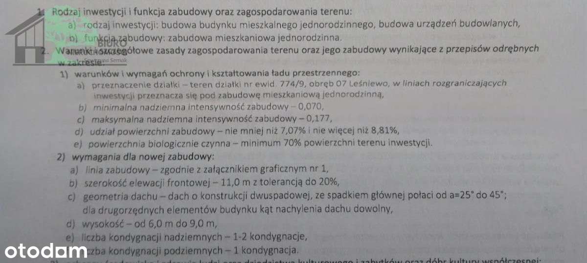 Działki pod lasem - budowlane z Wz - Leśniewo-16