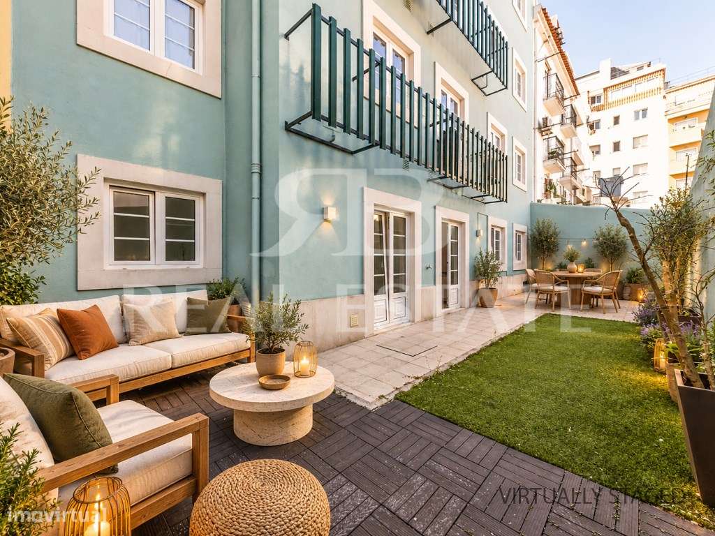 T2 com TERRAÇO em Alcântara - Lisboa.-0