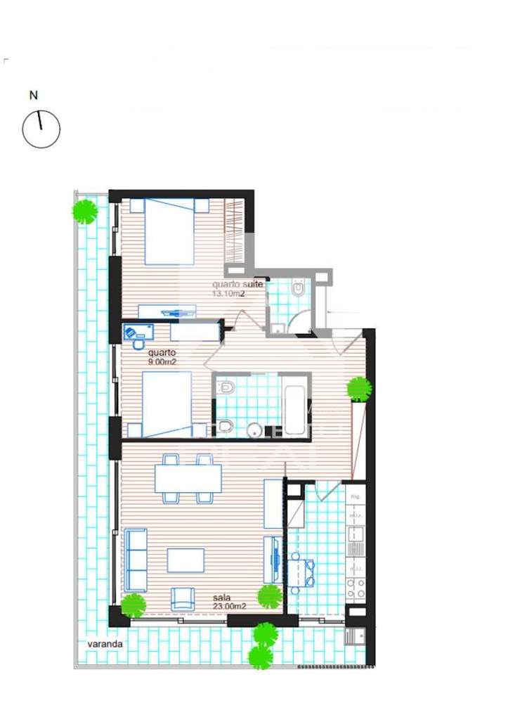 Apartamento T2 na melhor localização de Leça de Balio-29
