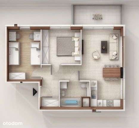 3-pokojowe mieszkanie w prestiżowym projekcie - Pełny obrazek: 2/8