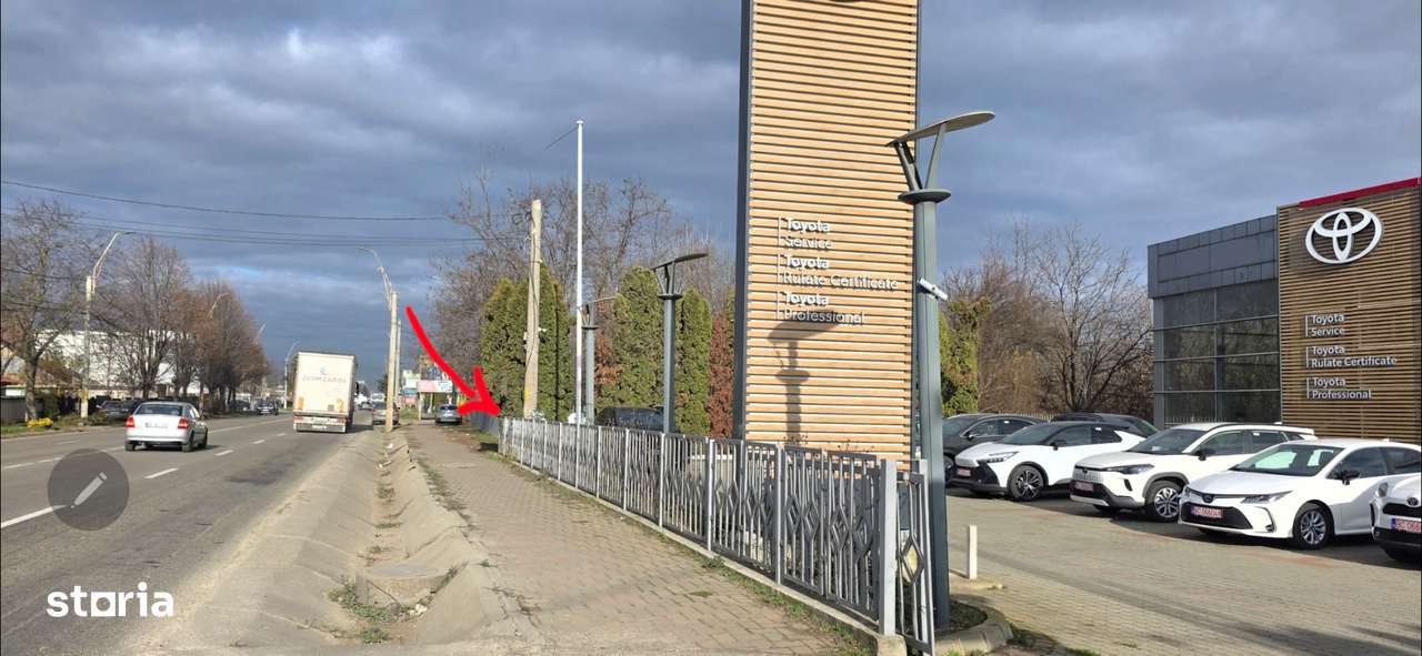 Calea Republicii teren intravilan industrial-langa Toyota - Imagine principală: 3/5
