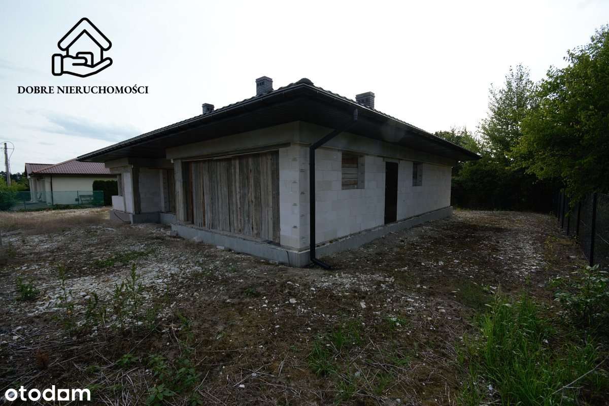 Dom parterowy 146 m2 - stan surowy - Rejowiec Fab. - Pełny obrazek: 4/6